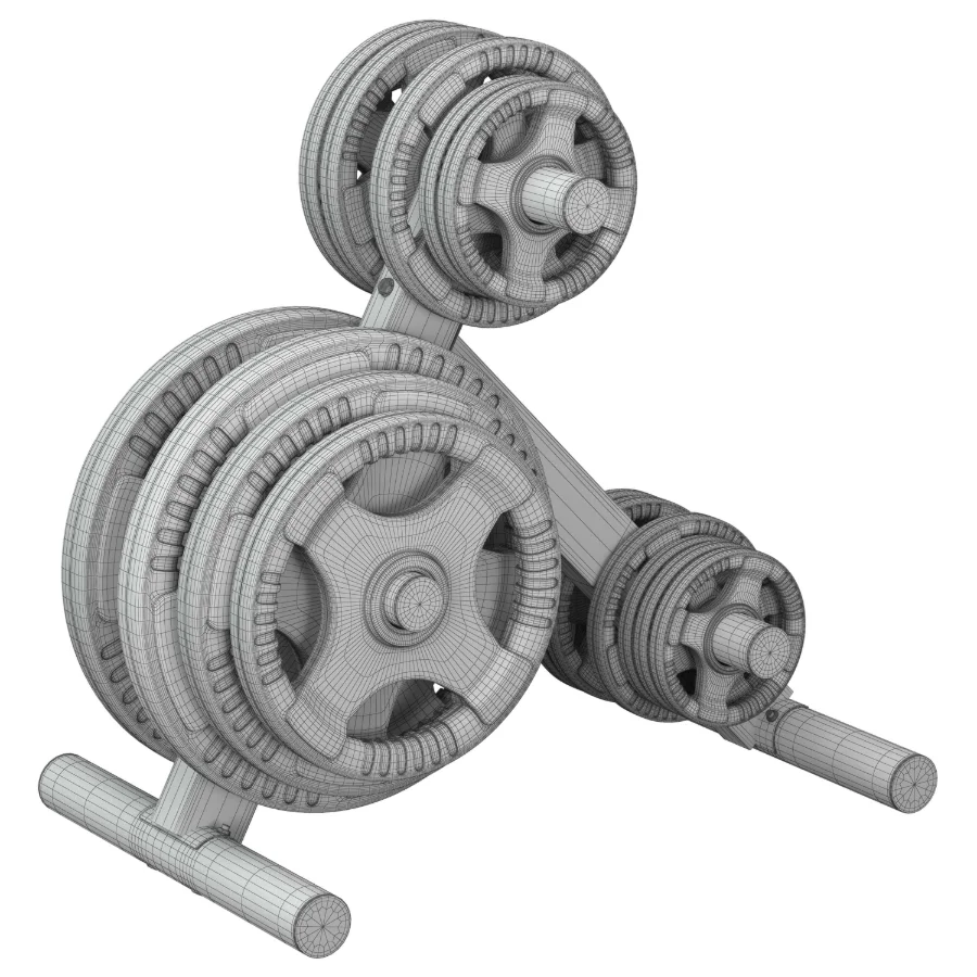 Body Solid Olympic Plate Tree Image 7