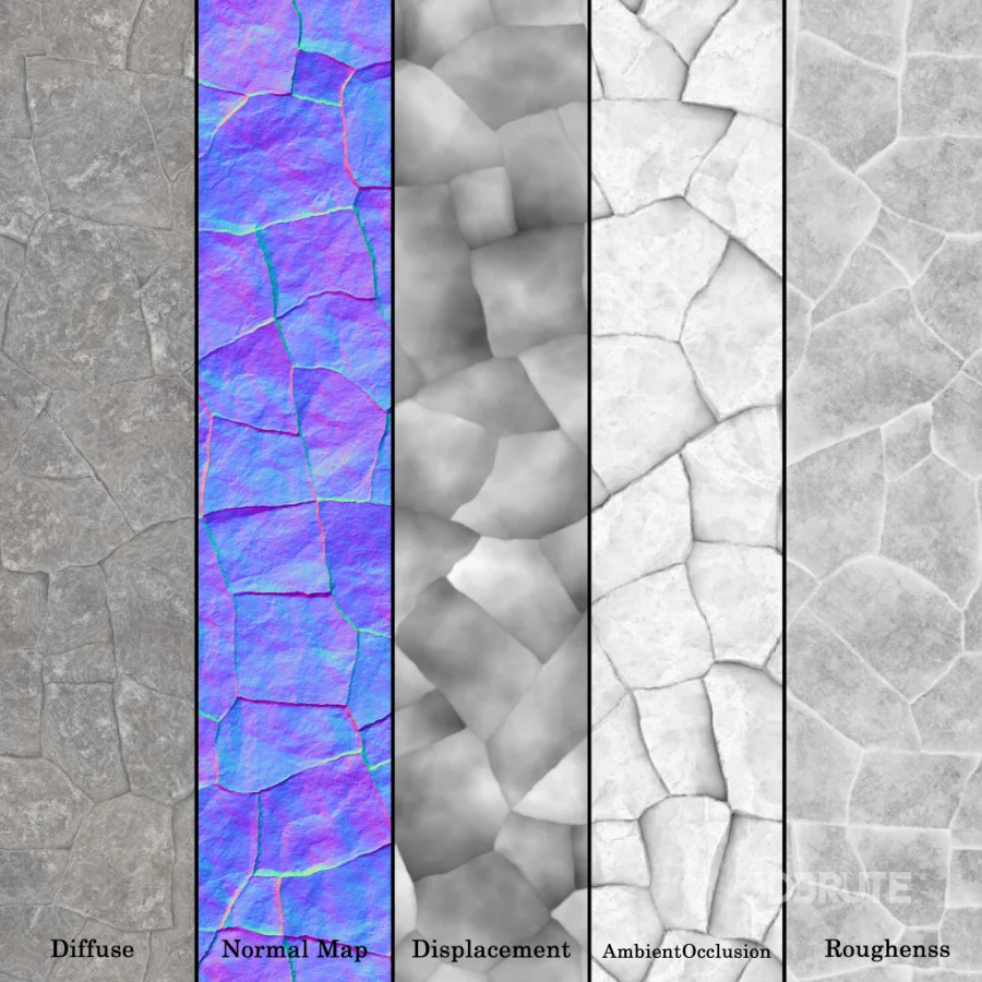 Stone Wall 57 (Seamless) Image 1