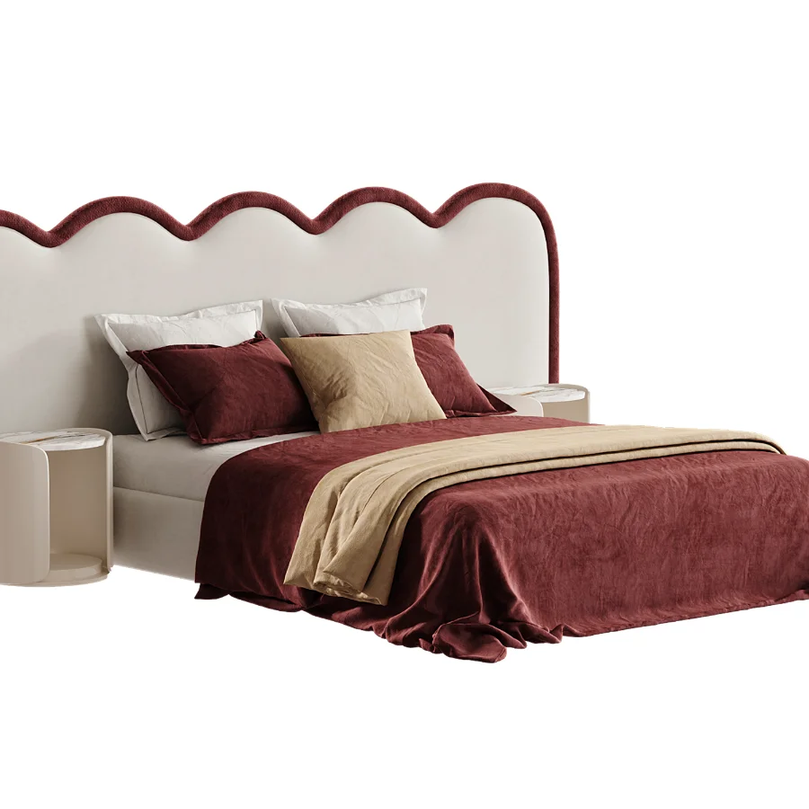 Modern Double Bed 017 Image 4