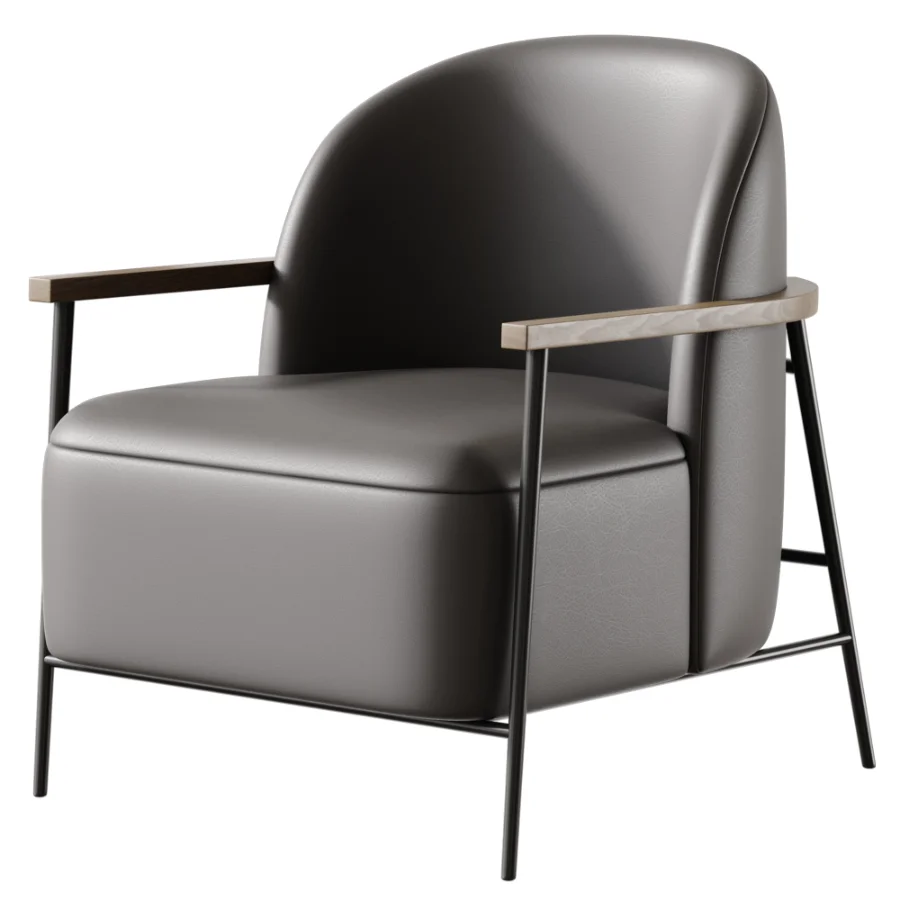 Mariona Faux Sherpa Upholstered Accent Chair Image 3