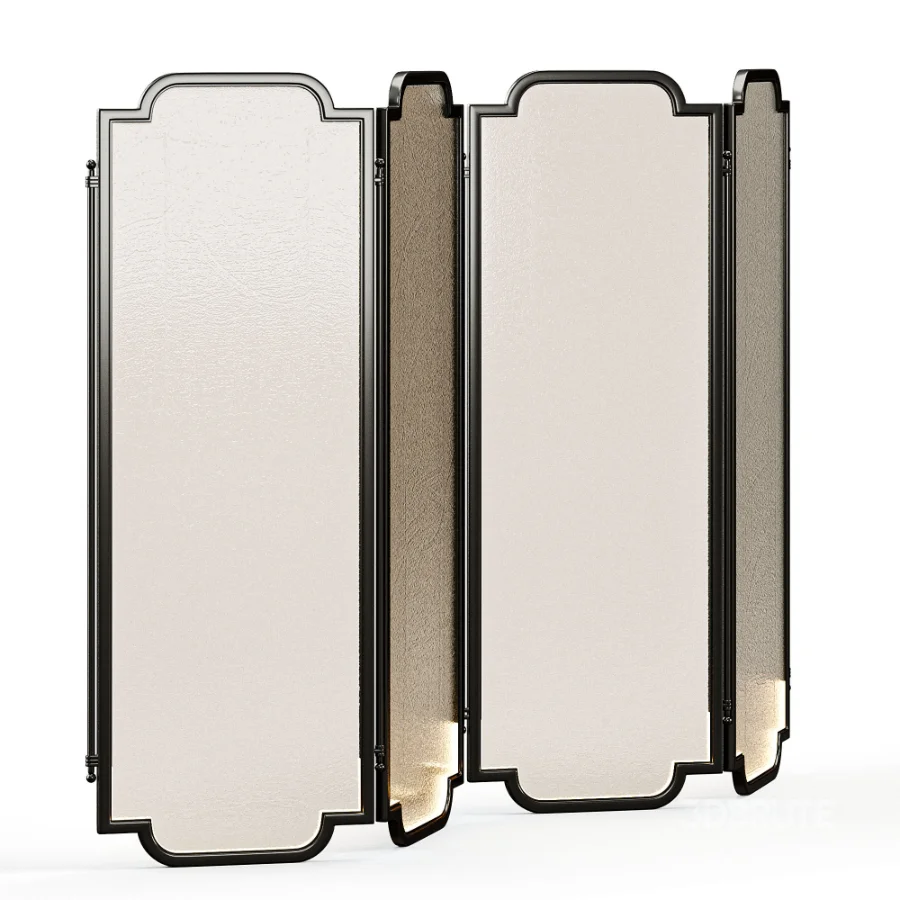Custom Embossed Tempered Glass Decorative Partition Image 2