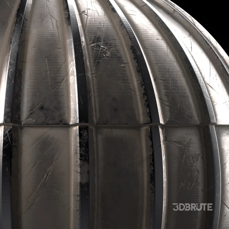 D250 Metal Roofing – Pbr 4k Seamless Image 2