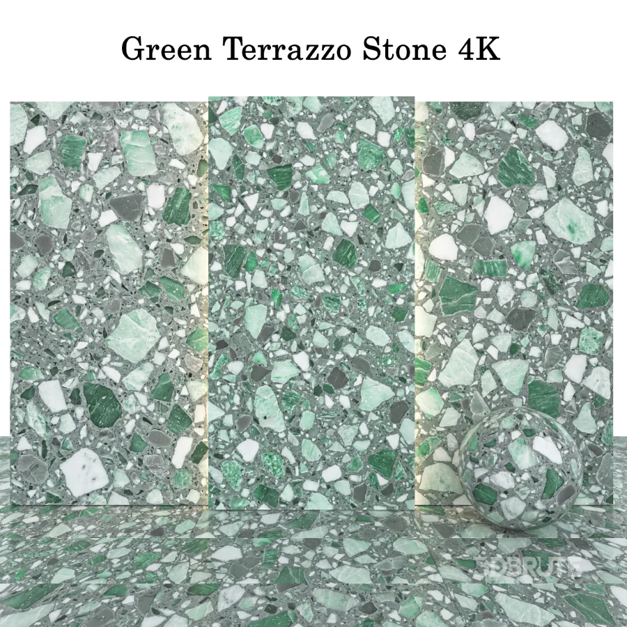 Stone 147 (Calacatta, Terrazzo, Wave onyx) Image 4