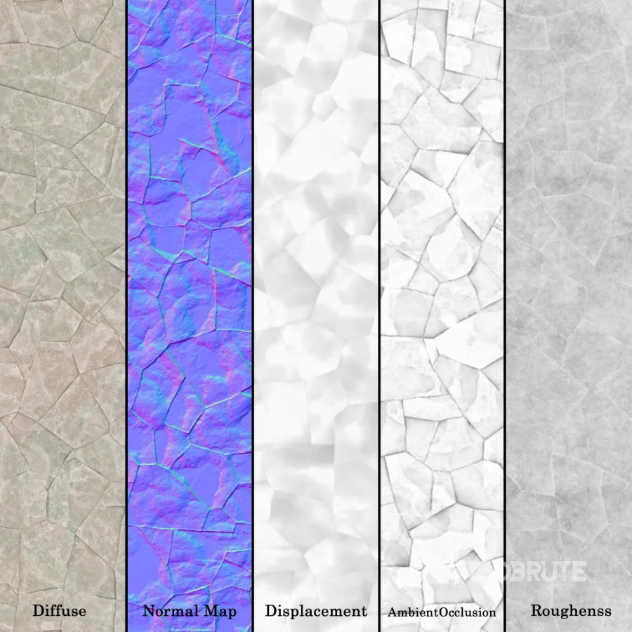 Stone Wall 50 (Seamless) Image 8