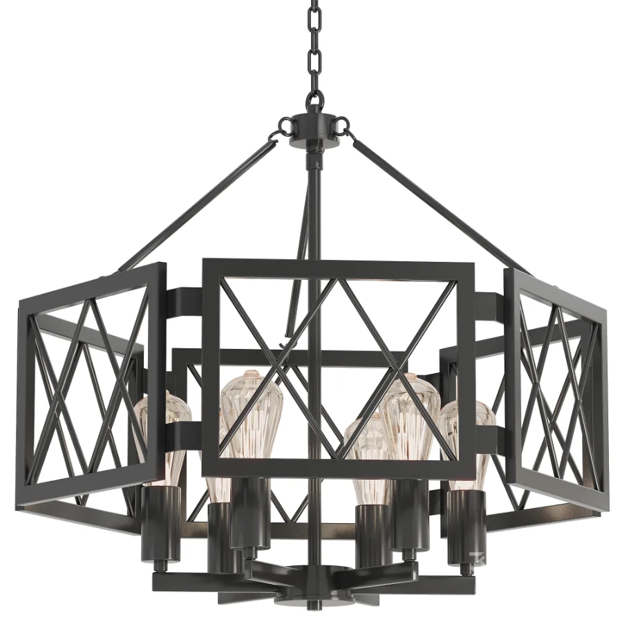 Farmhouse Chandelier Image 1