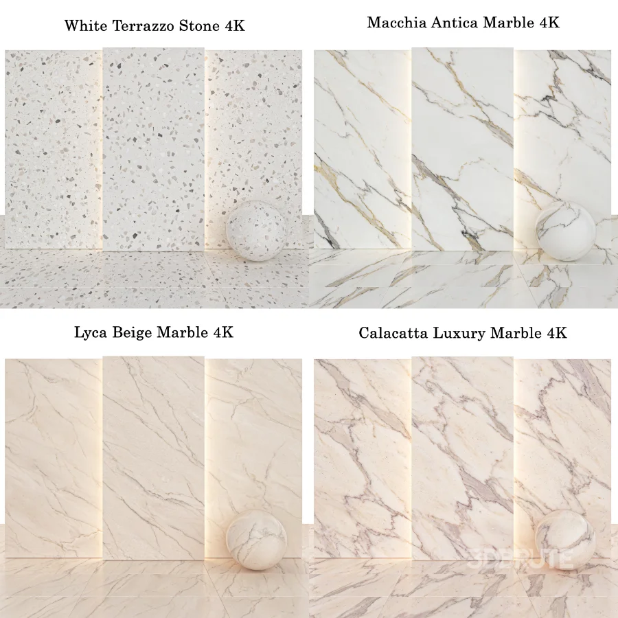Stone 155 (Calacatta, lyca, macchia Antica, terrazzo) Image 5