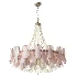 Blush Pink Petal Glass Chandelier - Thumbnail 6