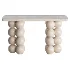 Natural Limestone Pearl Shape Base Console Table - Thumbnail 3