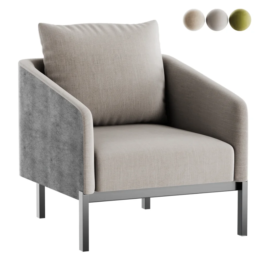 EMMA Armchair By HC28 Cosmo Image 1