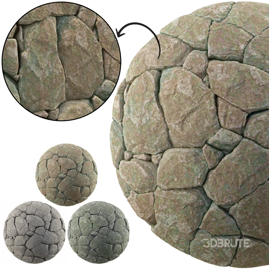 Stone Wall 44 (Seamless) Image 1
