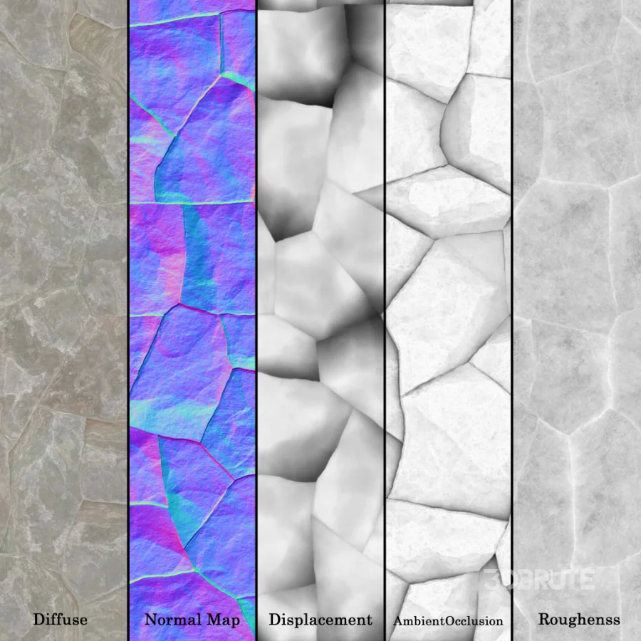 Stone Wall 60 (Seamless) Image 7