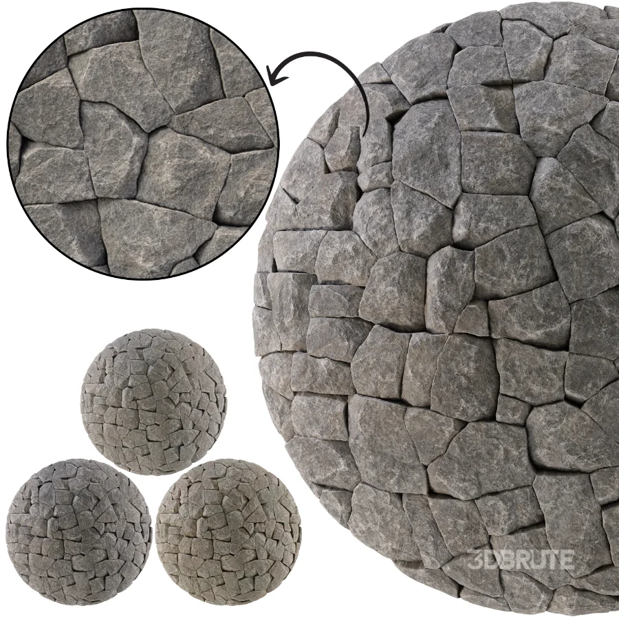 Stone Wall 58 (Seamless) Image 4