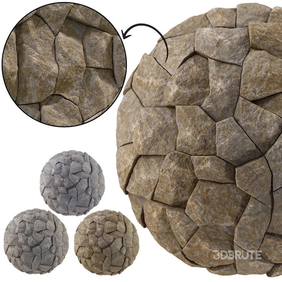 Stone Wall 37 (Seamless) Image 1