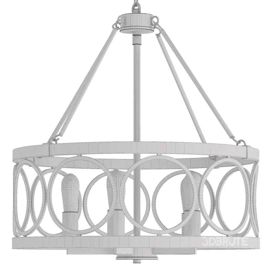 Dimmable Drum Chandelier Image 4