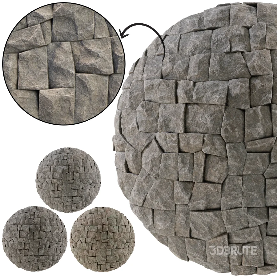 Stone Wall 53 (Seamless) Image 1