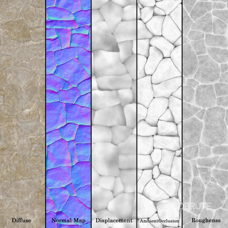 Stone Wall 34 (Seamless) Image 7