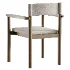 Capri Dining Arm Chair Stackable - Thumbnail 4