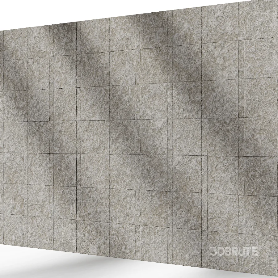 Split Face Stone wall 04 (Seamless) Image 3