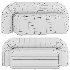 MOSS seater sofa - Thumbnail 1