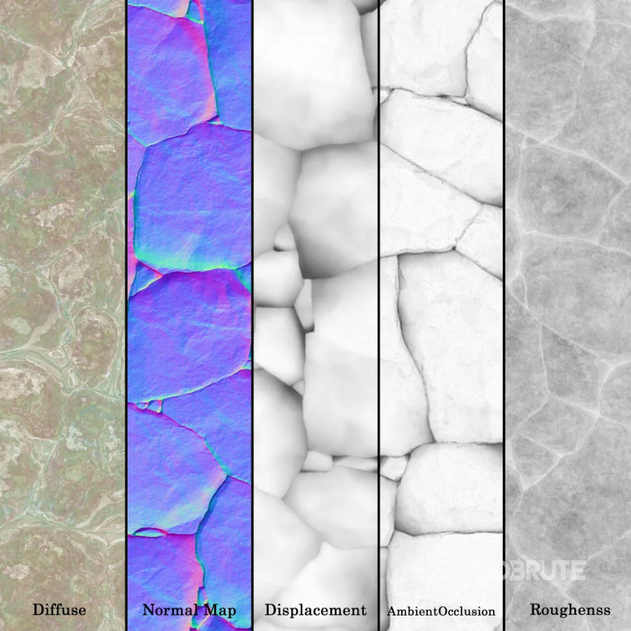 Stone Wall 43 (Seamless) Image 7