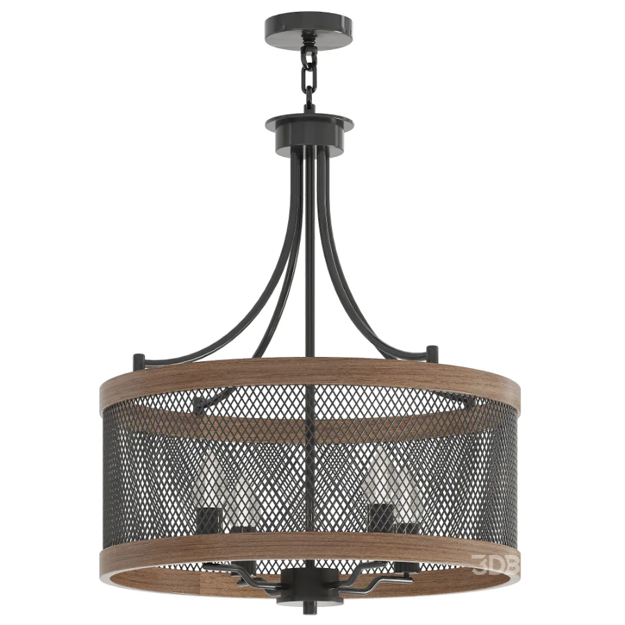 Candlestick Cage Chandelier Image 1