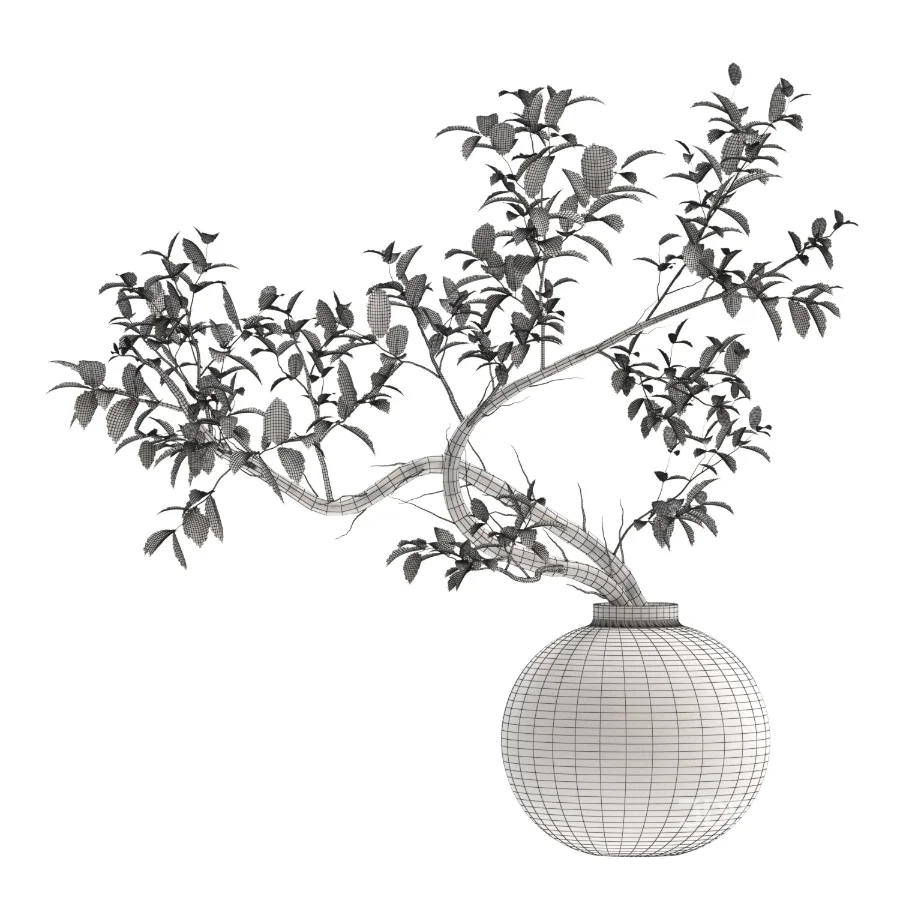 bouquet of plant decor-set002 Image 2