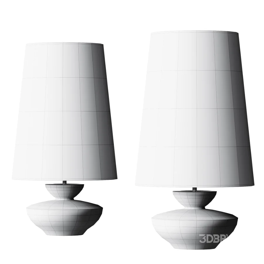 Oron Chocolate & Linen Table Light Image 3
