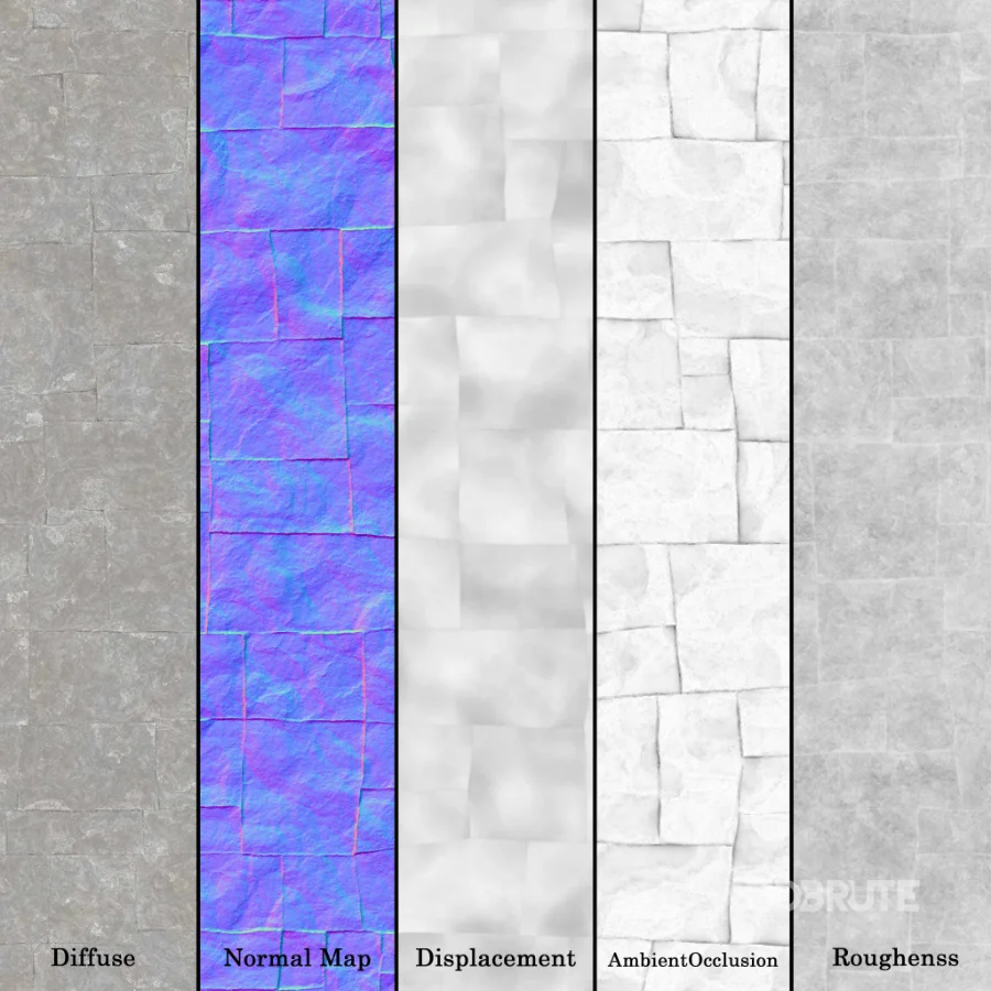 Stone Wall 47 (Seamless) Image 7