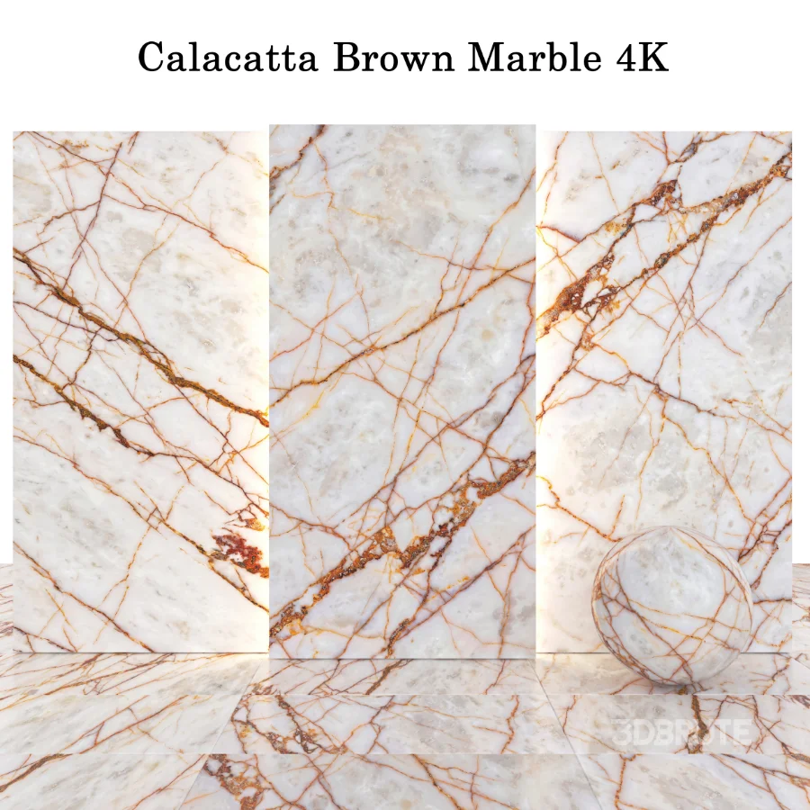 Stone 145 (Calacatta Rosso & Brown, opera & beige Onyx) Image 2