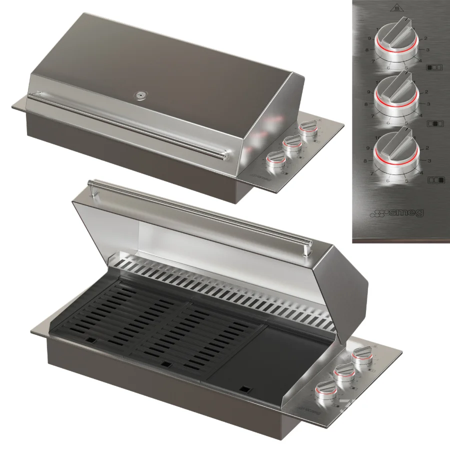 SMEG Electric Barbecue – 90cm – 120cm Image 3