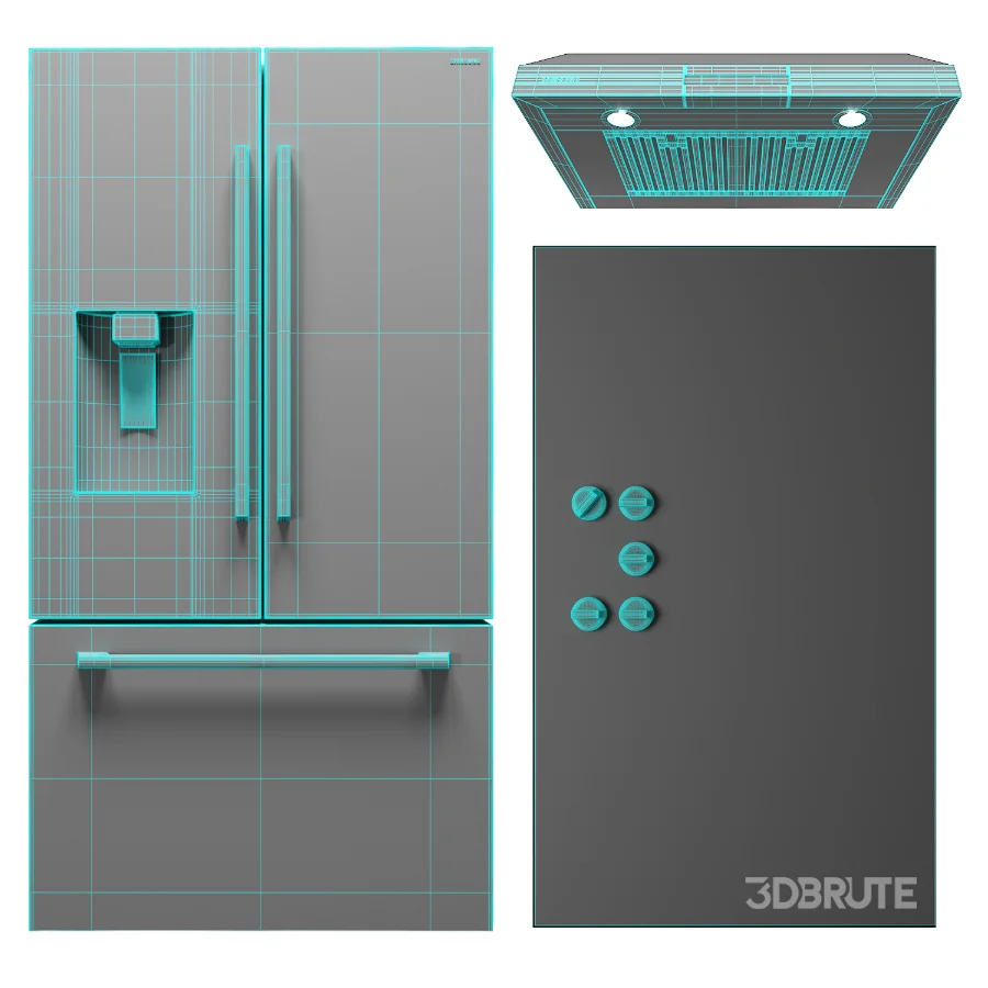 Samsung Kitchen Appliances Set 02 Image 8