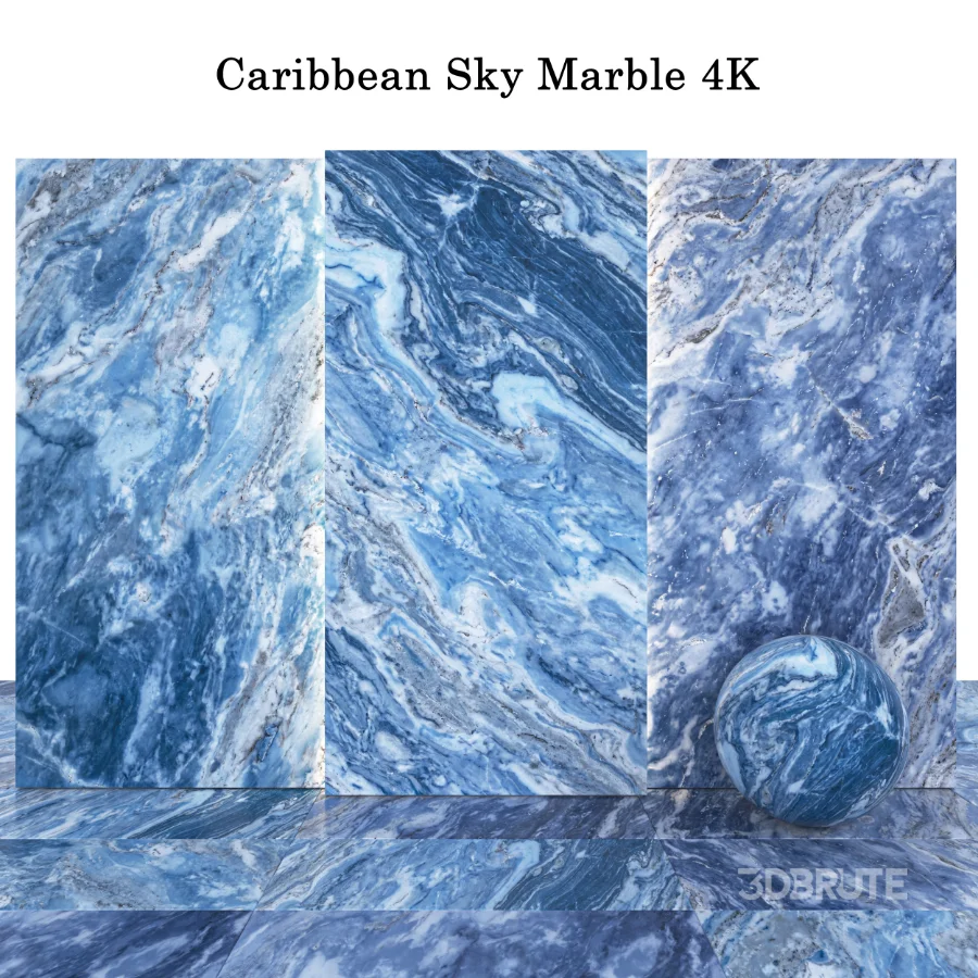 Stone 142 (Caribbean Sky, Mystery, Tuscany Oro, Travertine) Image 4
