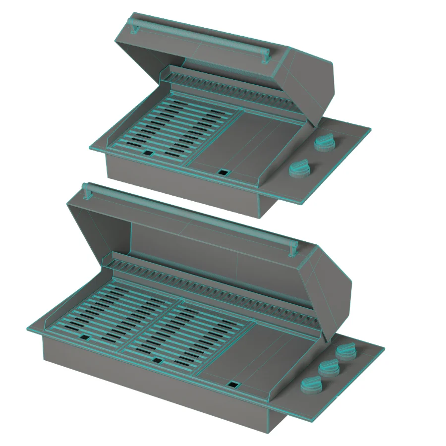 SMEG Electric Barbecue – 90cm – 120cm Image 4