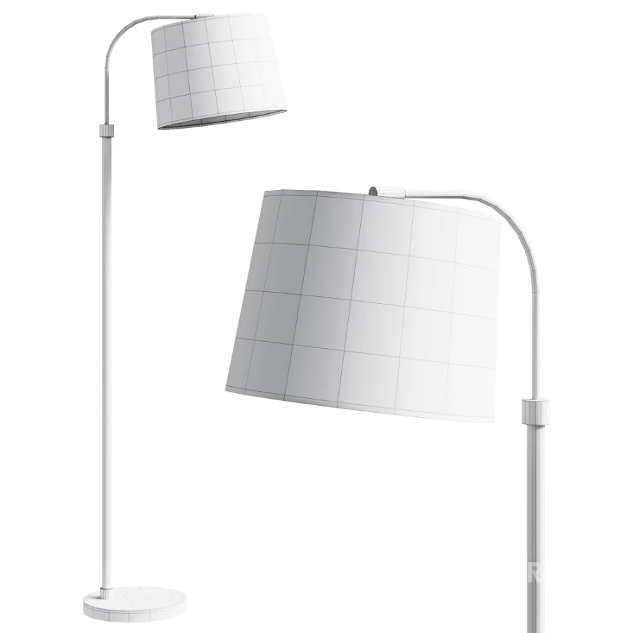 Gold Floor Lamp Image 4