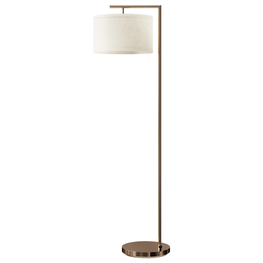 Modern Minimalist Floor Lamp Gold Image 2