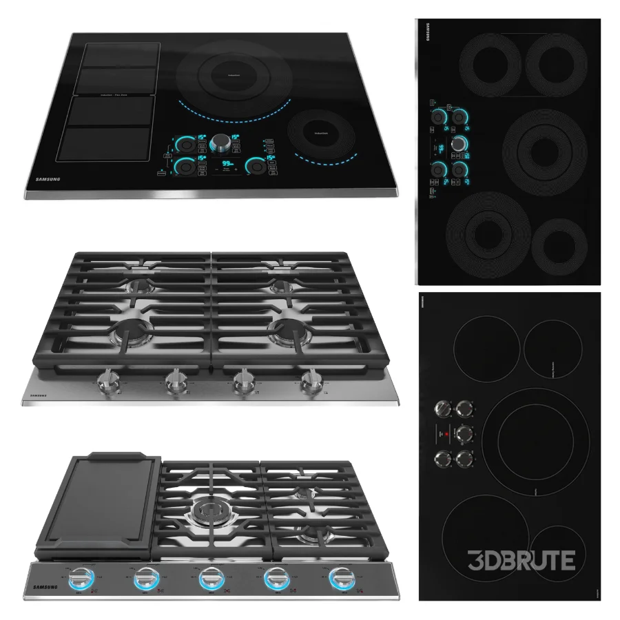 Samsung Kitchen Appliances Set 04-Cooktops Image 1