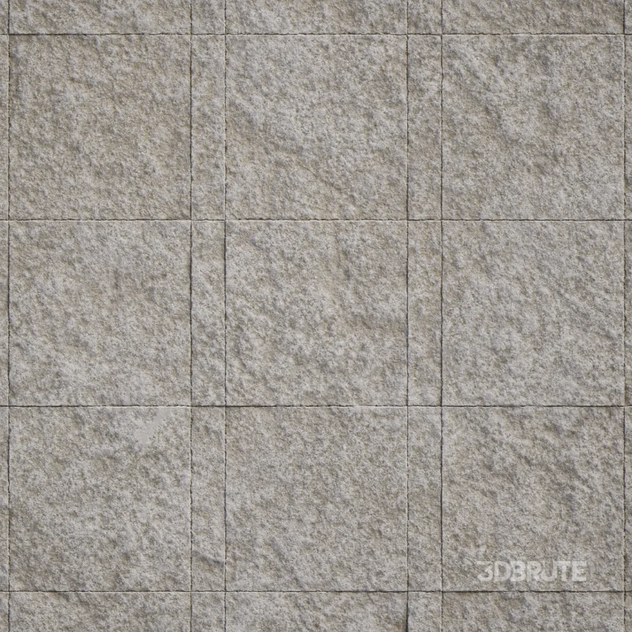 Split Face Stone wall 04 (Seamless) Image 5