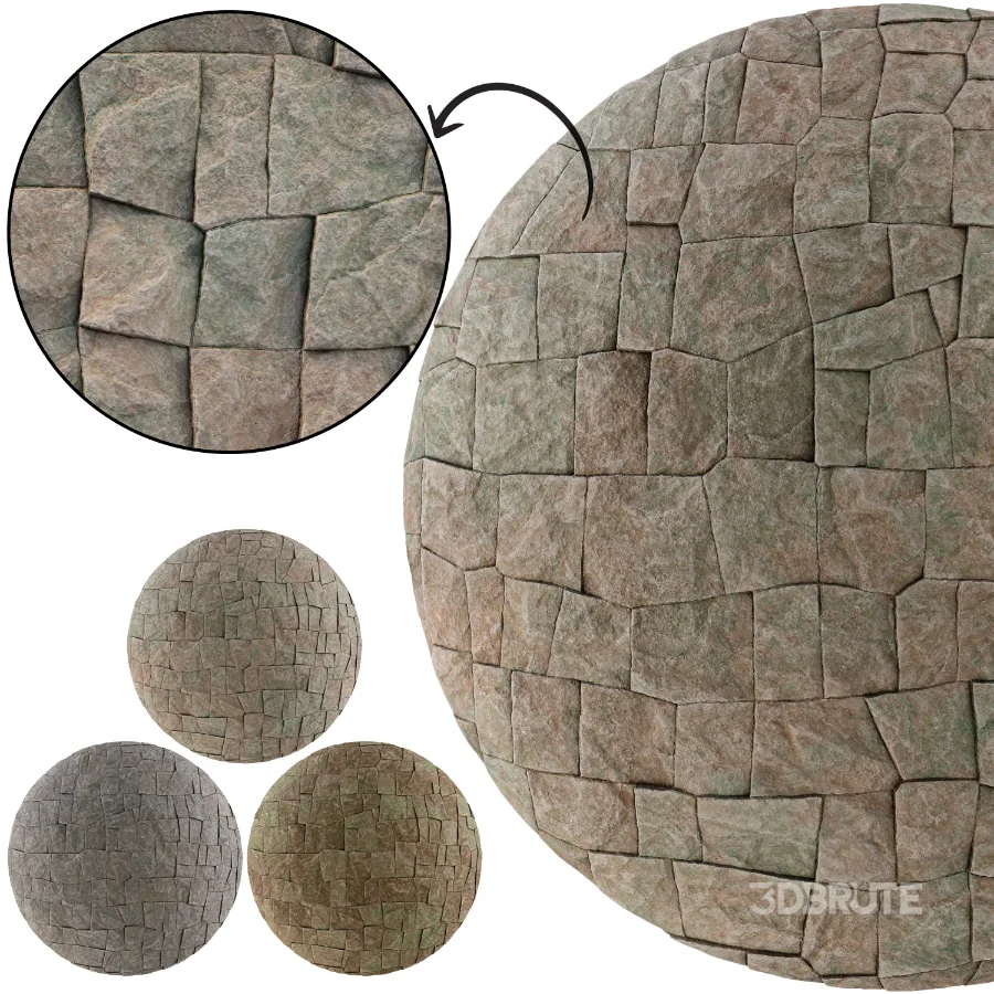 Stone Wall 55 (Seamless) Image 1