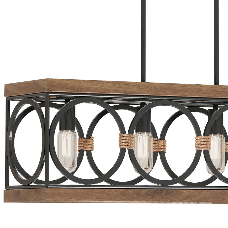 Rectangular Hanging Light Image 4