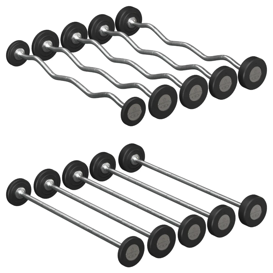 Fixed Barbell Pro Style Urethane PACK Image 5