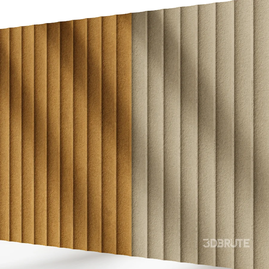 Fluted Stucco (Seamless) Image 2