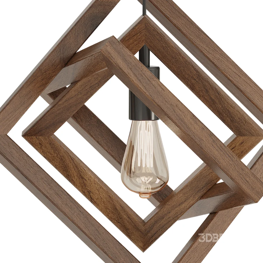 Handmade Wooden Chandelier Image 4