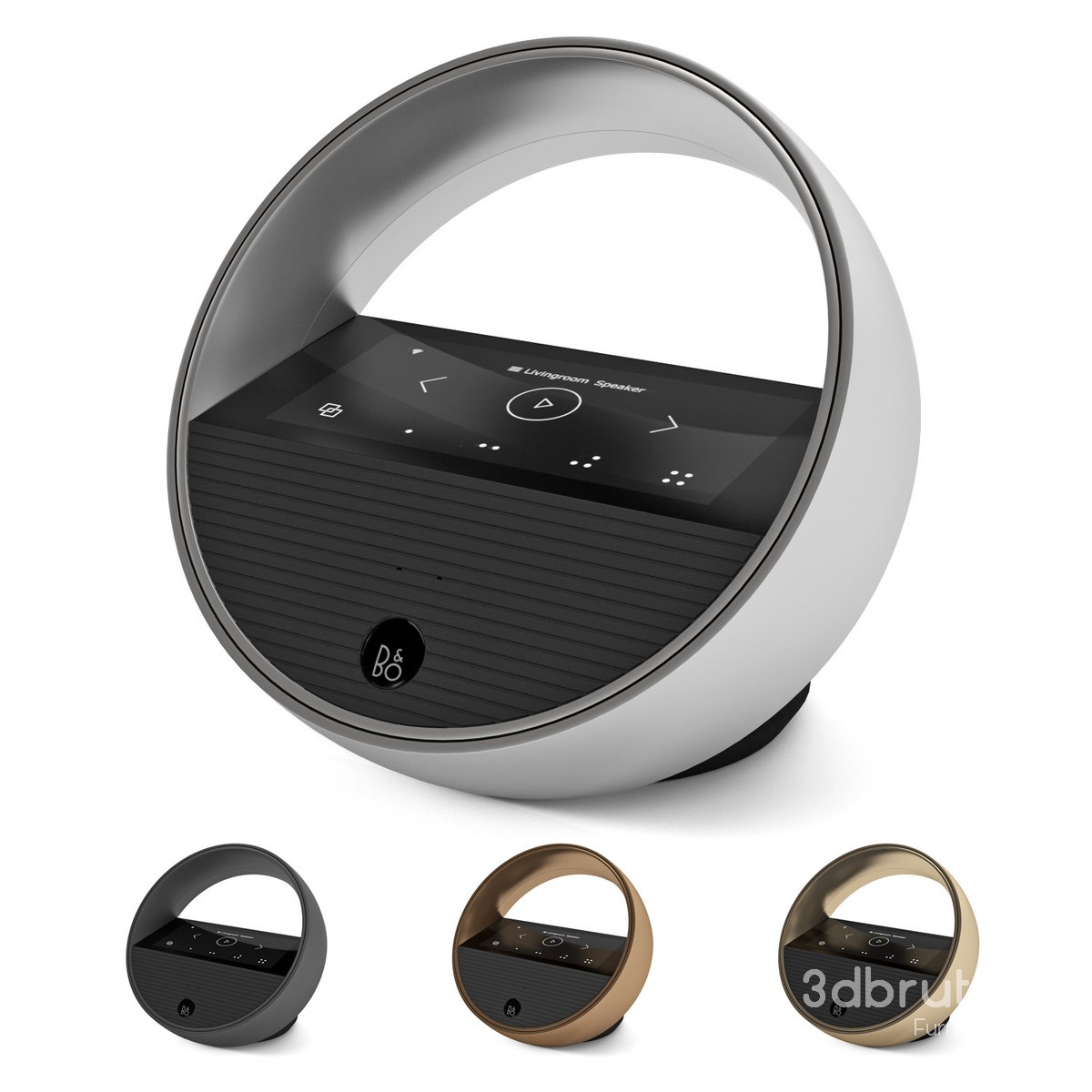 Bang & Olufsen Beoremote Halo 3d model Buy Download 3dbrute