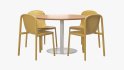 Decade Chair Easy 48in Dining Table - Thumbnail 3D