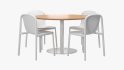 Decade Chair Easy 48in Dining Table - Thumbnail 3D