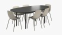 Clean Cut Chair Swole 82in Dining Table - Thumbnail 3D